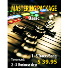 Mastering Package Basic 1 to 5 Tracks/Song